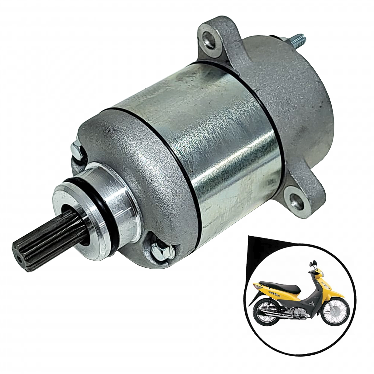 Motor Arranque Partida Biz 125 + Es 2006 2007 2008 2009 2010