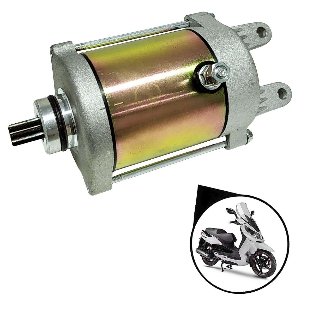 Motor Partida Dafra Next 250 2013 2014 2015 1°linha