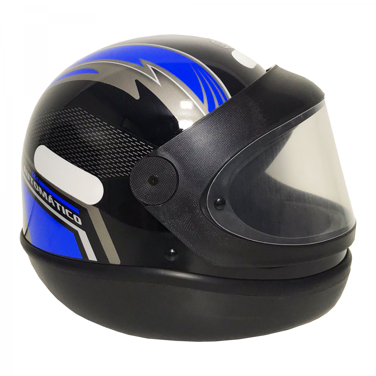 Capacete Automatico Bolt Preto/Azul Nº 60