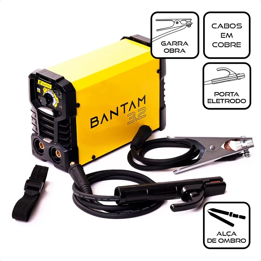 Maquina de Solda Inversora ESAB Bantam 3.2 Bivolt 110v/220v