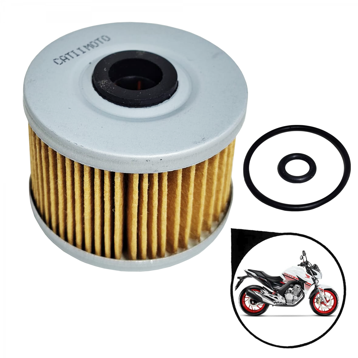 Filtro De Óleo Twister Xr250 Cb300 Xre300 Xlx250 Falcon