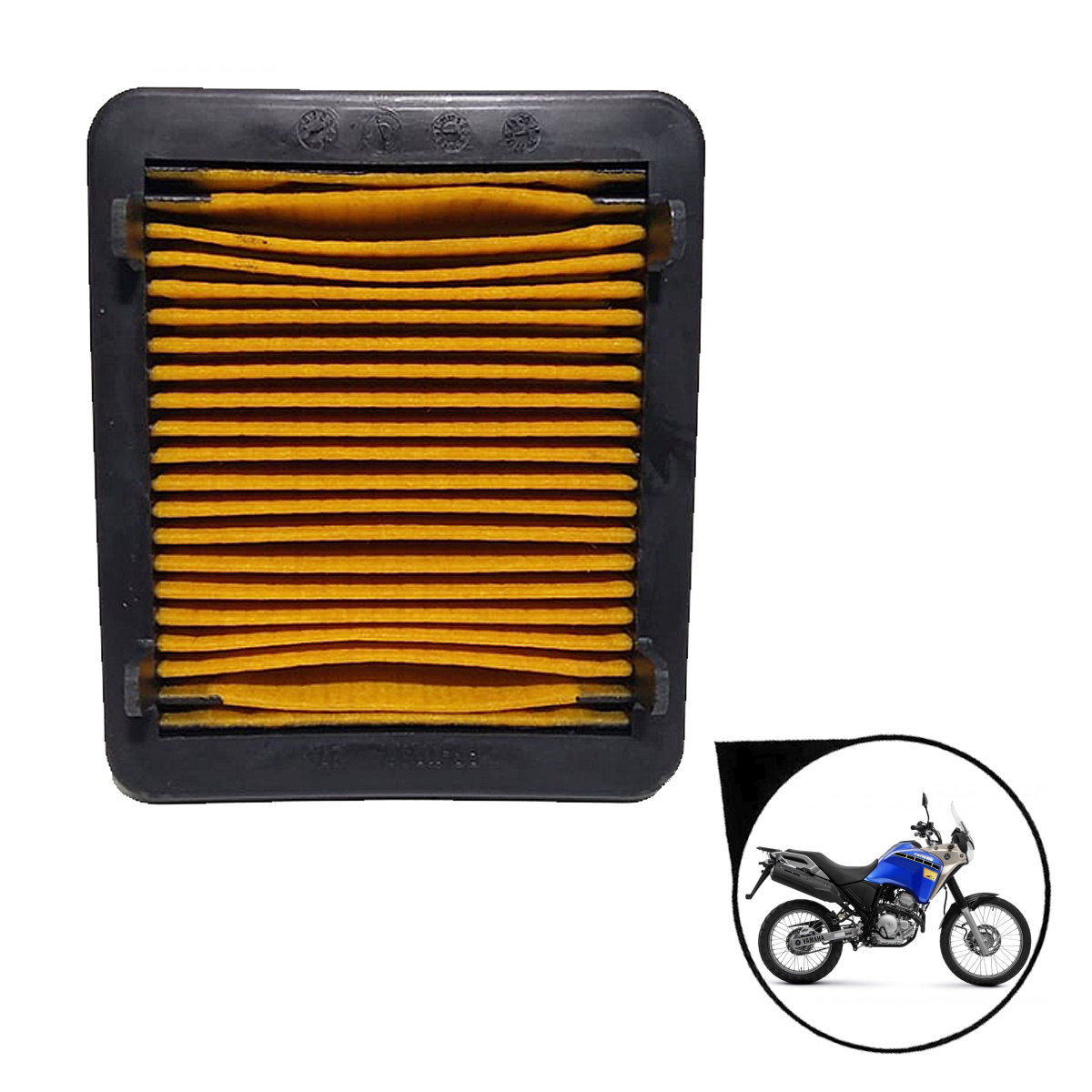 Filtro Ar Yamaha Fazer 250 Lander 250 2016 Até 2018