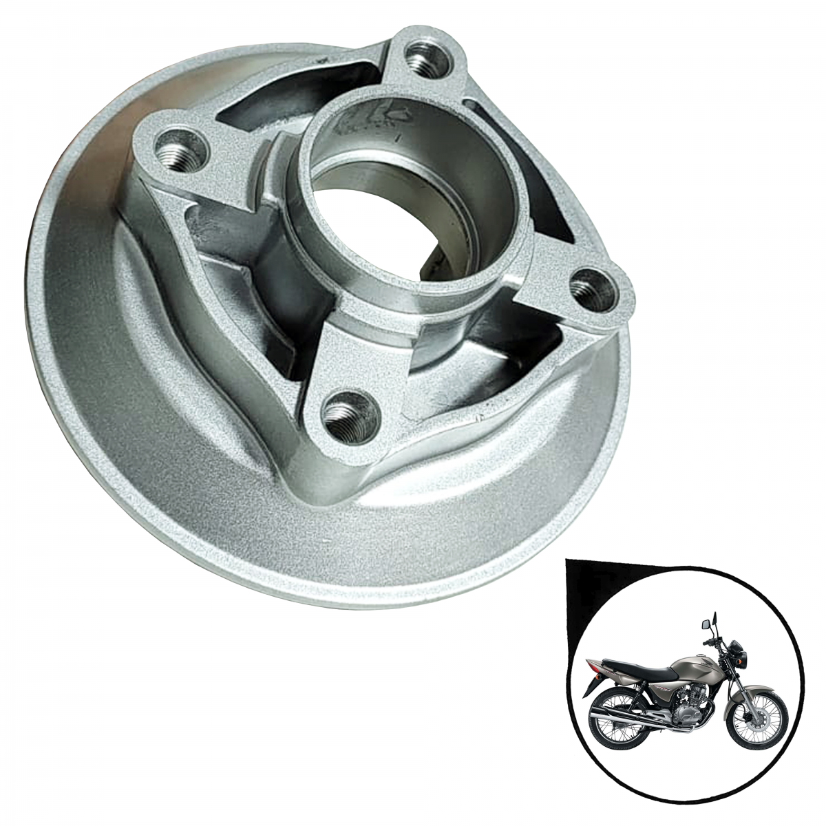 Flange Coroa Honda Cg 150 Titan Fan 2004 Até 2015