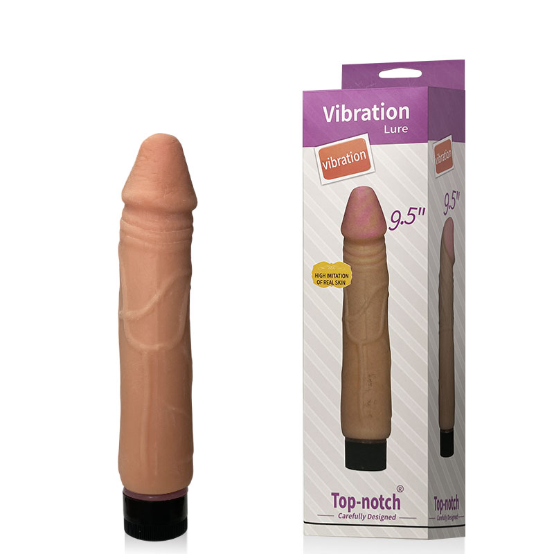 Prótese Pênis Realístico 22,5 cm com Vibração Multivelocidade, Possui Glande e Veias cyberskin DI-021