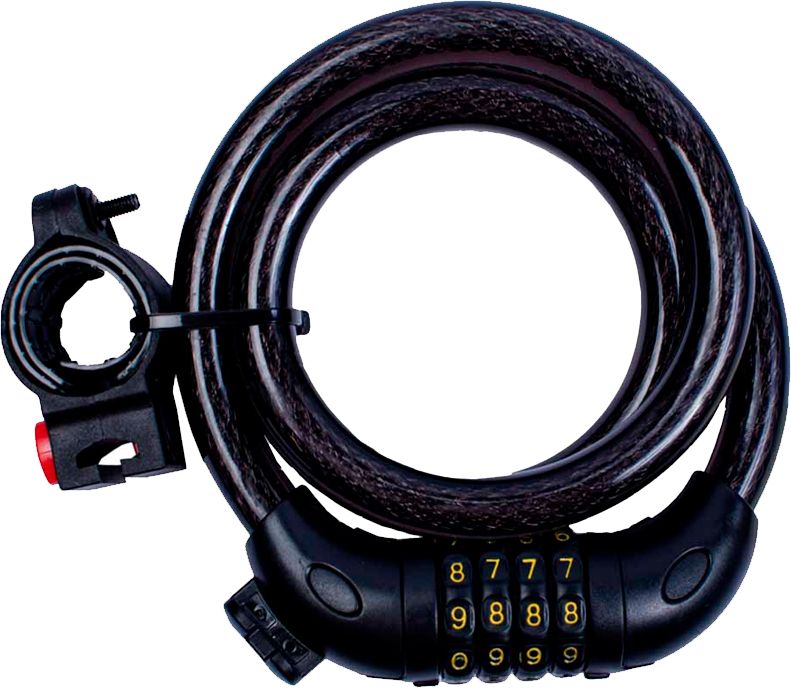 CADEADO 1.0MX15MM ESPIRAL SEGREDO LOC-144 PTO