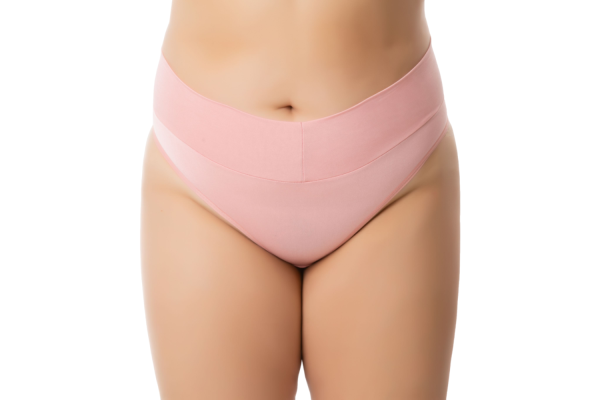 Calcinha Plus Size Cinta Modeladora Cós Alto Fio Dental Duplo Cintura Alta Tanga Conforto Lingerie Feminina