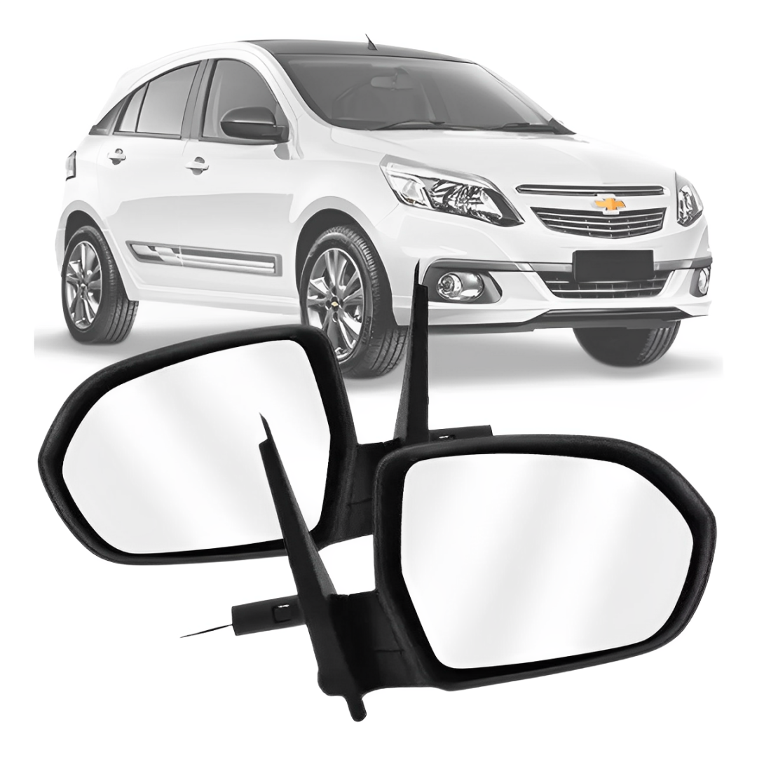 RETROVISOR EXTERNO GM AGILE MONTANA 2009 A 2014 COM CONTROLE