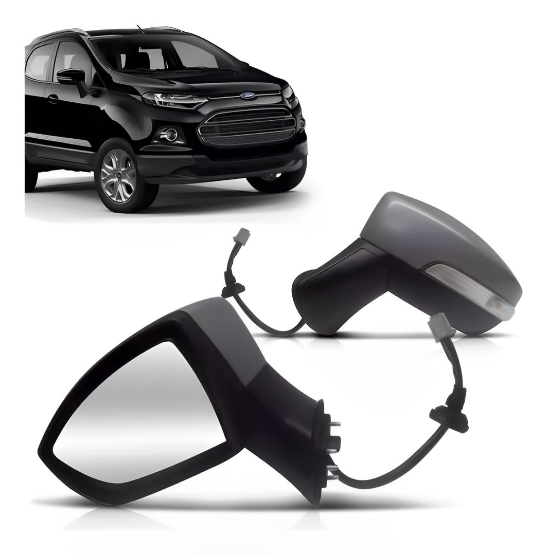 RETROVISOR EXTERNO ECOSPORT 2013 A 2017 ELETRICO COM SETA