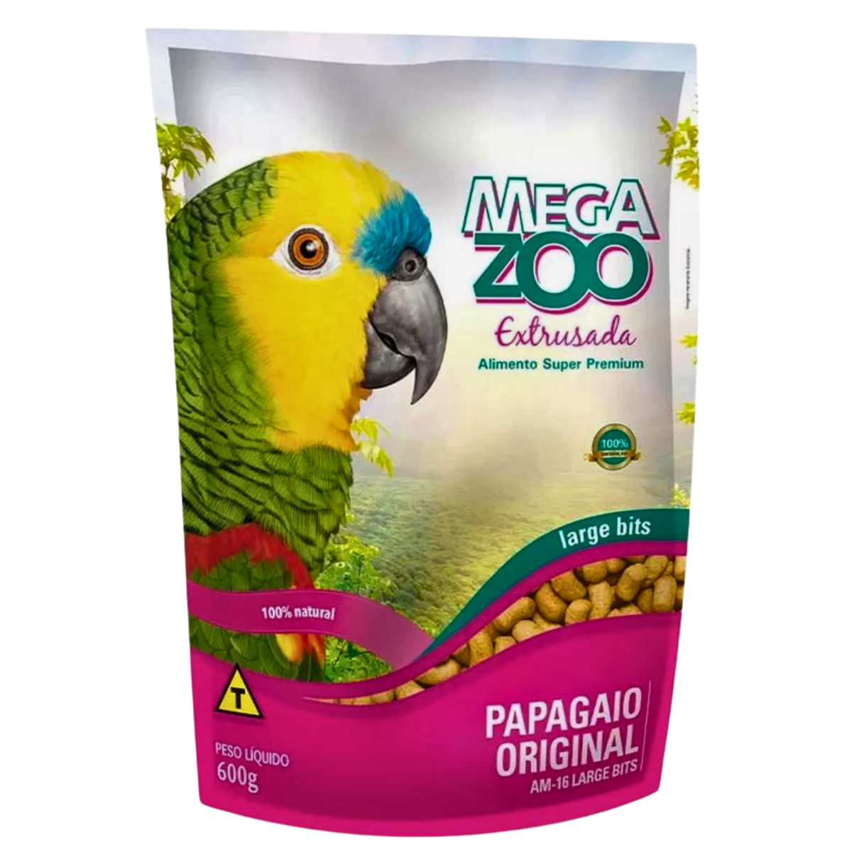 MEGAZOO EXT PAPAGAIOS LARGE BITS AM16 - 600 G