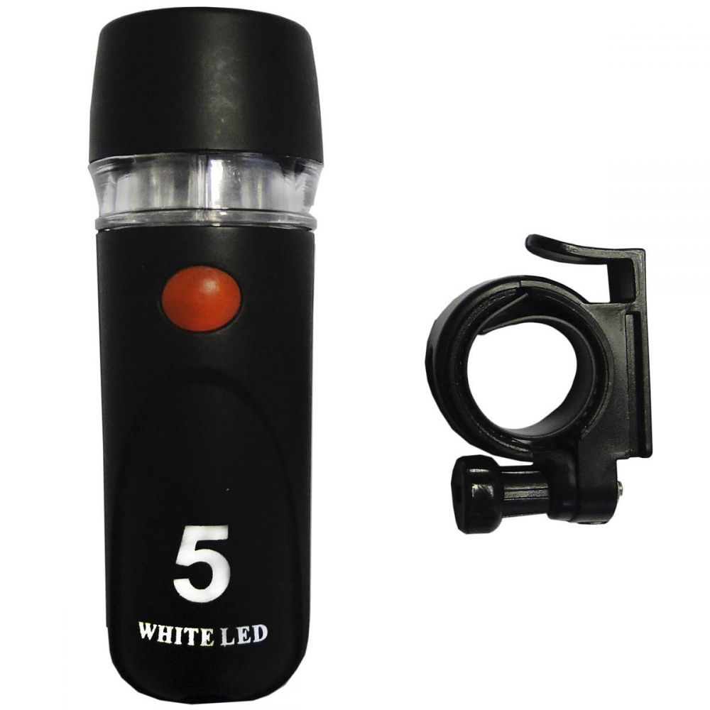 FAROL JY-808 DIANT. PRETO 5 LED 4 FUNÇOES 