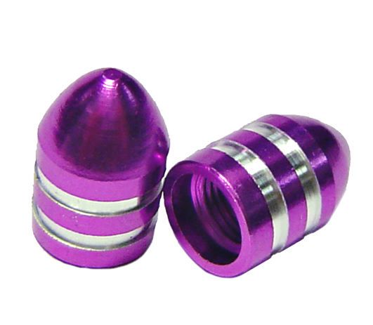 TAMPA VALVULA AL. VIOLETA CURTA (10 und.)