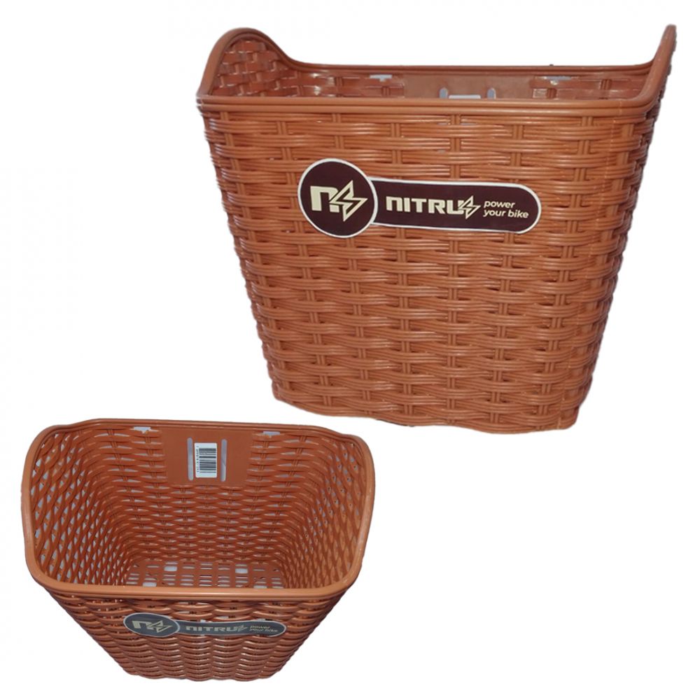 CESTA 26 PLAST. GUIDAO COUNTRY PASSEIO MARROM