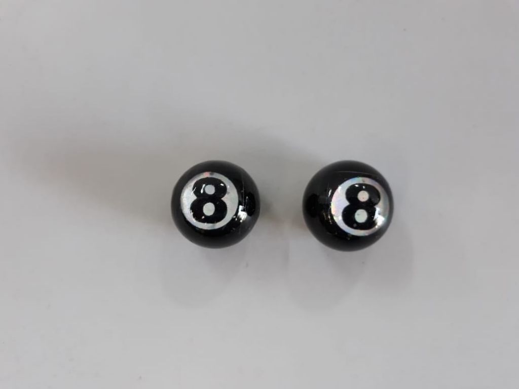 TAMPA VALVULA BOLA 8 (CARTELA 10 PR.)