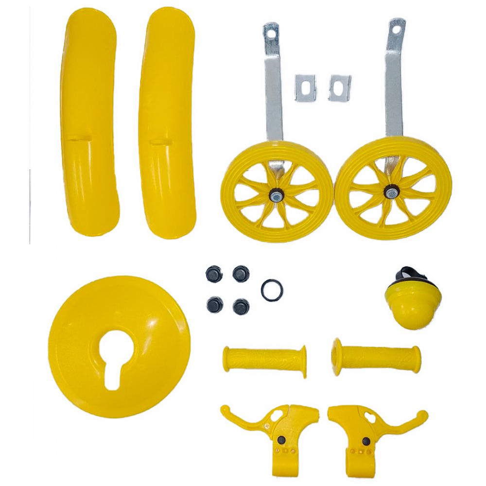 KIT PLASTICO ARO 16 AMARELO S/RODA (WESTER)