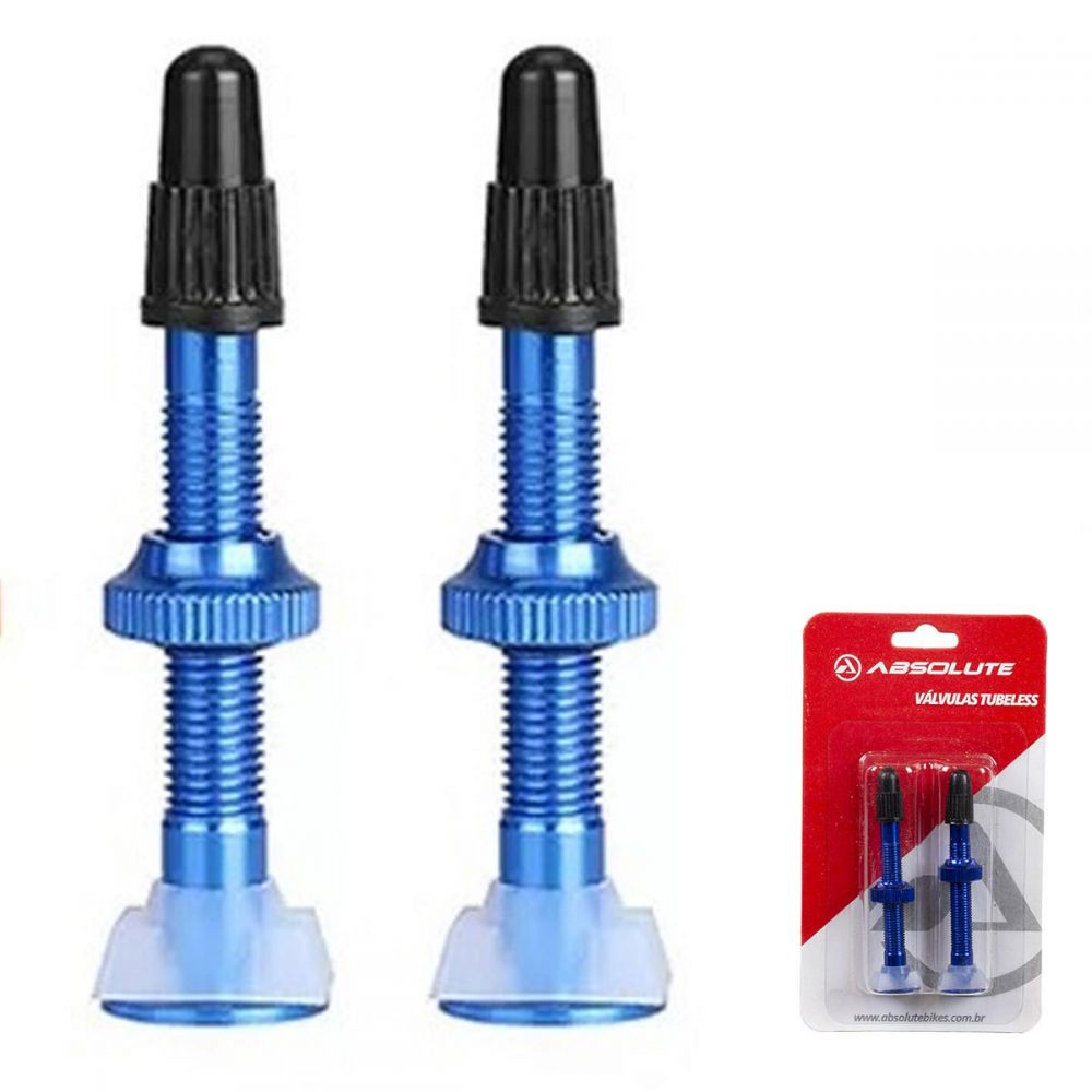 VALVULA TUBELESS 48MM AZUL (PAR)