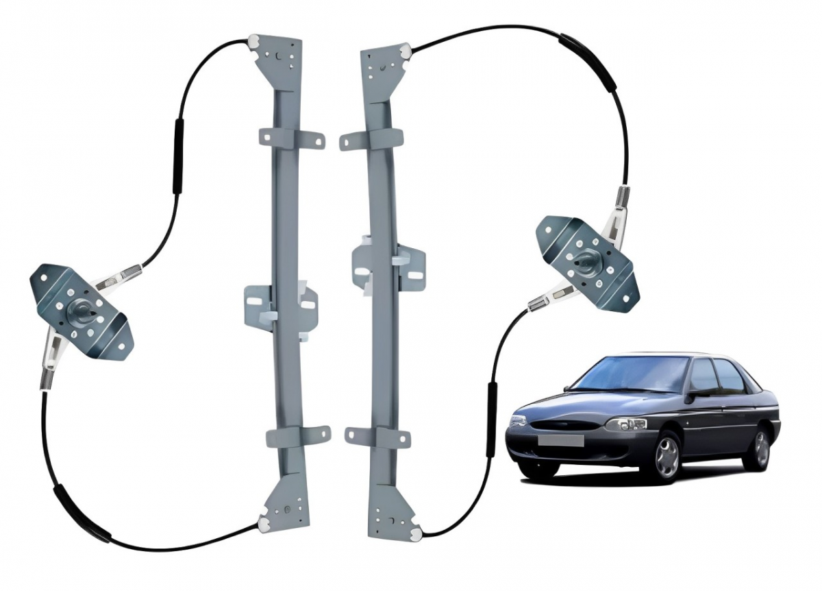 MAQUINA VIDRO MANUAL ESCORT 4 PORTAS DIANTEIRA 1997 ATE 2003