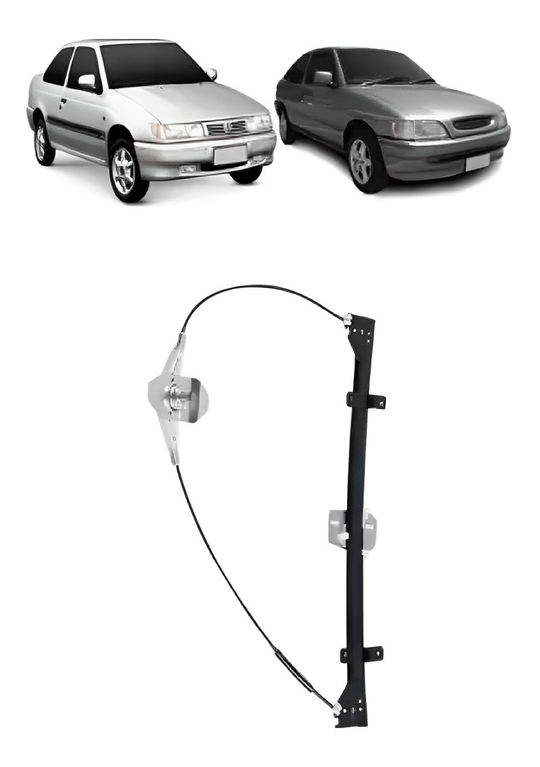 MAQUINA VIDRO MANUAL LOGUS - ESCORT SAPAO 2 PORTAS 1993/1996