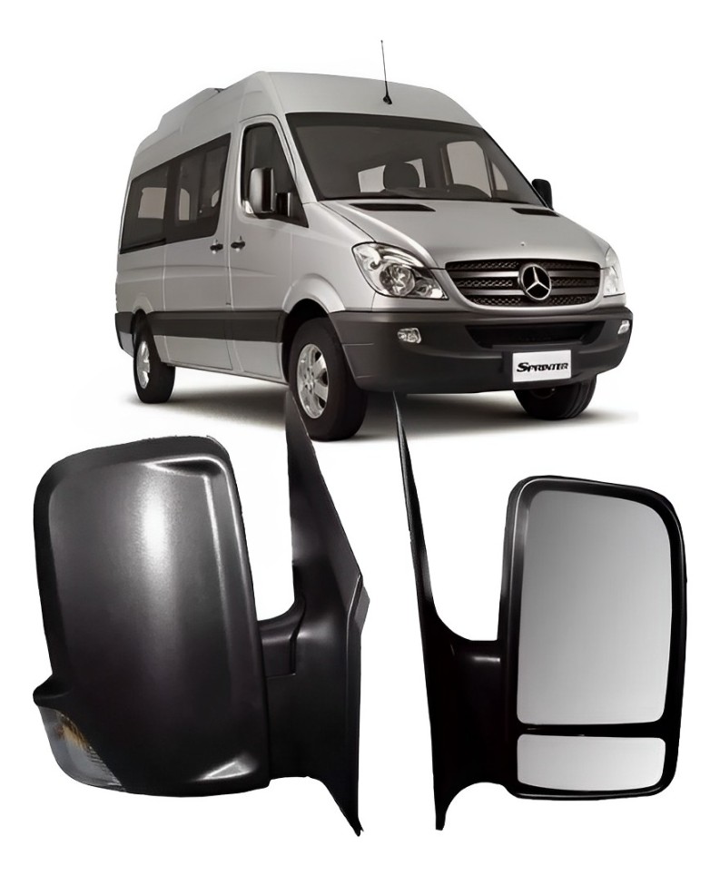 RETROVISOR EXTERNO SPRINTER 2013 ATE 2017 ELETRICO COM SETA