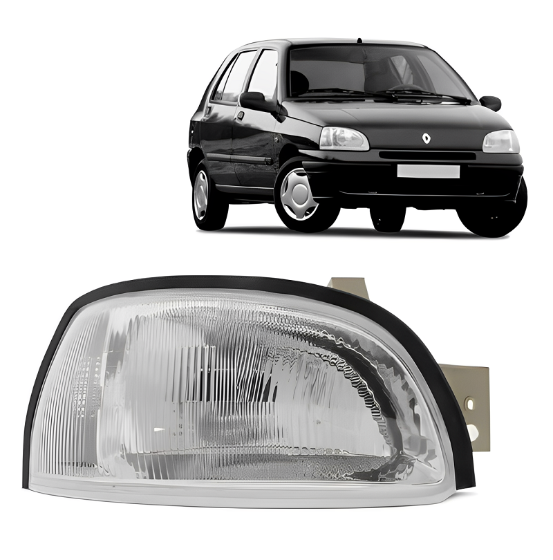 FAROL CLIO 1996 A 1999 H4 LADO DIREITO 