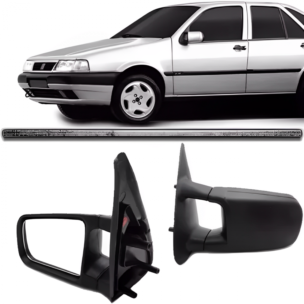 RETROVISOR EXTERNO FIAT TEMPRA 1992 ATE 1998 SEM CONTROLE