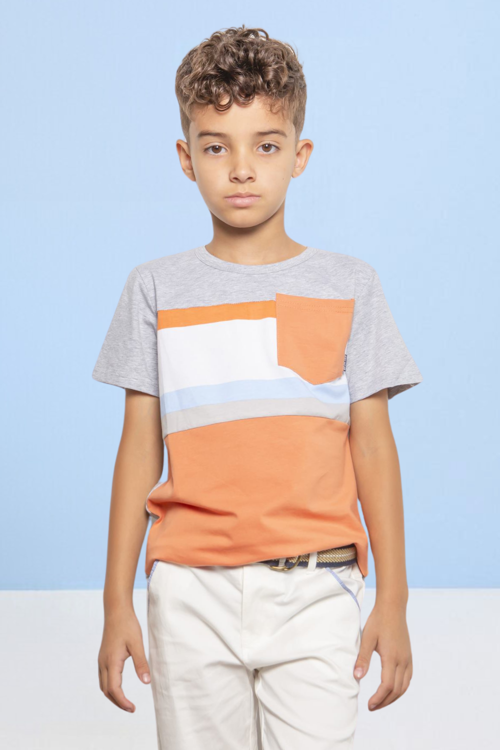 Camiseta Infantil Menino Verão Com Bolso