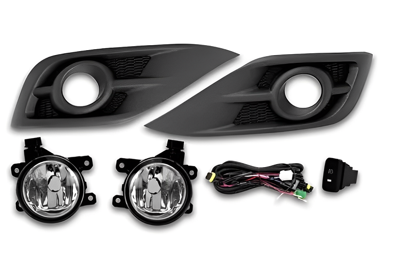 KIT FAROL AUXILIAR CR-V 2012 A 2013 COM MOLDURA LD/LE