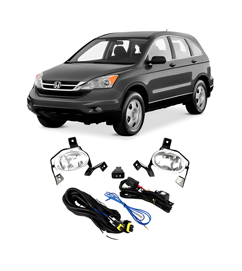 KIT FAROL AUXILIAR CR-V 2010 A 2011 SEM MOLDURA LD/LE