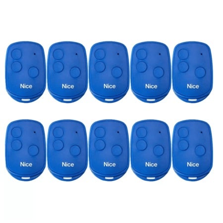 KIT 10 CONTROLE NICE DIG RF 3TB AZUL