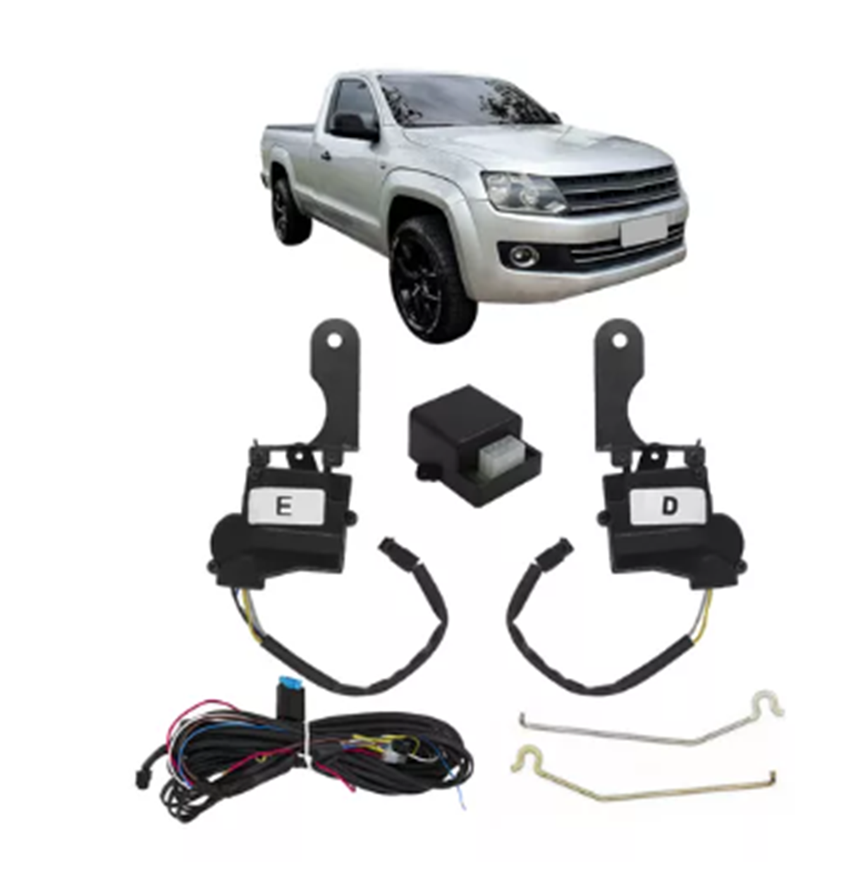 KIT TRAVA ELETRICA AMAROK VW 2 PORTAS (TRAGIAL)