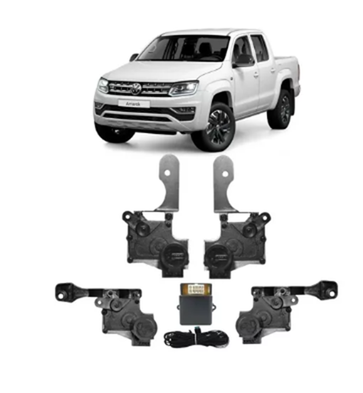 KIT TRAVA ELETRICA AMAROK 4 PORTAS ORIGINAL 