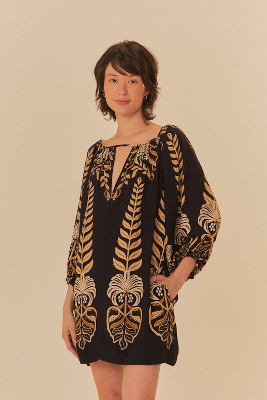 VESTIDO CURTO ESPLENDOR TROPICAL
