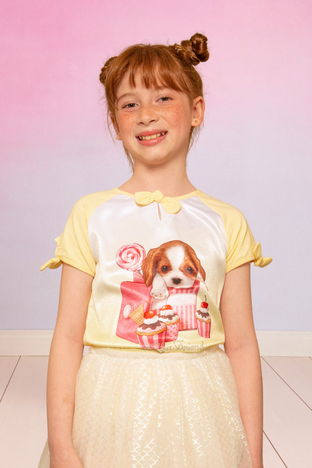 Blusa Infantil Cachorrinho Menina