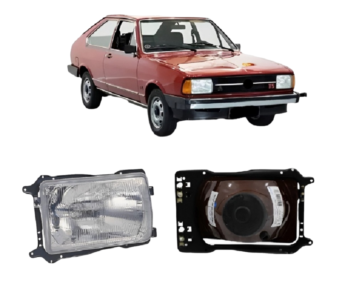 FAROL PASSAT 1979 A 1982 - ORGUS - ESQUERDO - MOTORISTA - H4