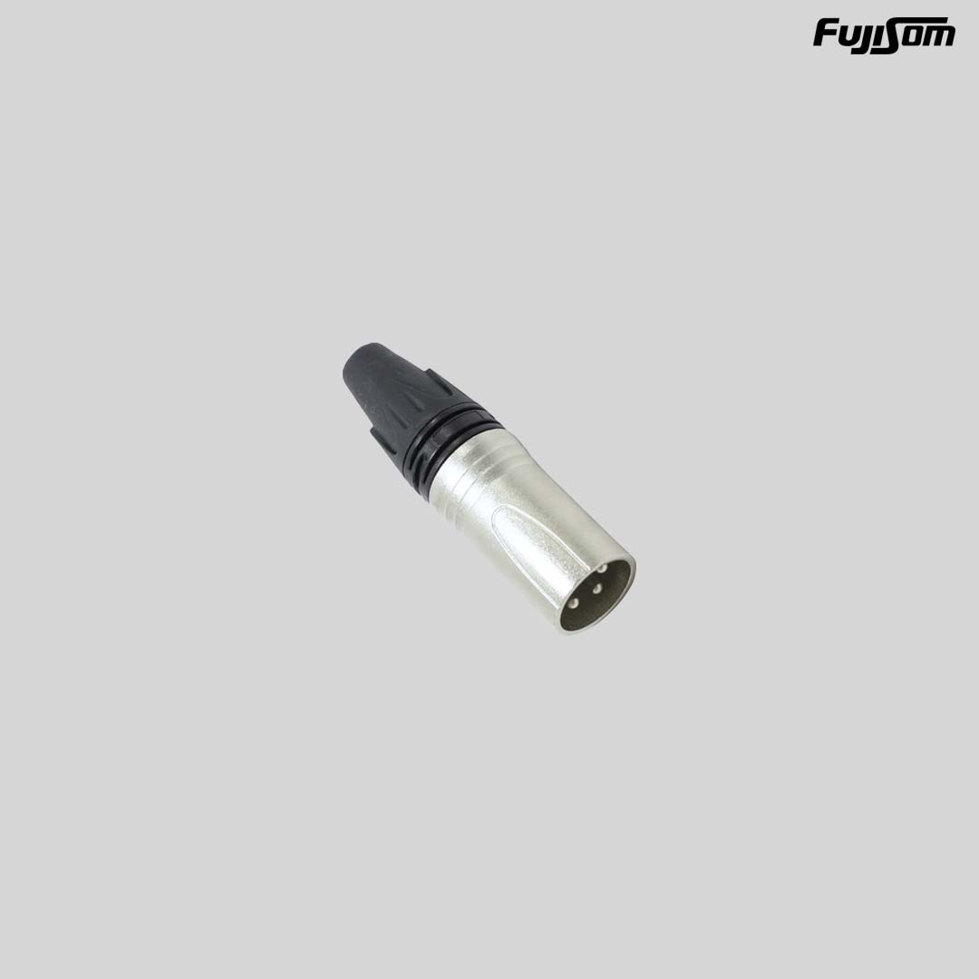 CONECTOR DATALINK XLR-M3P MACHO LINHA 3 POLOS