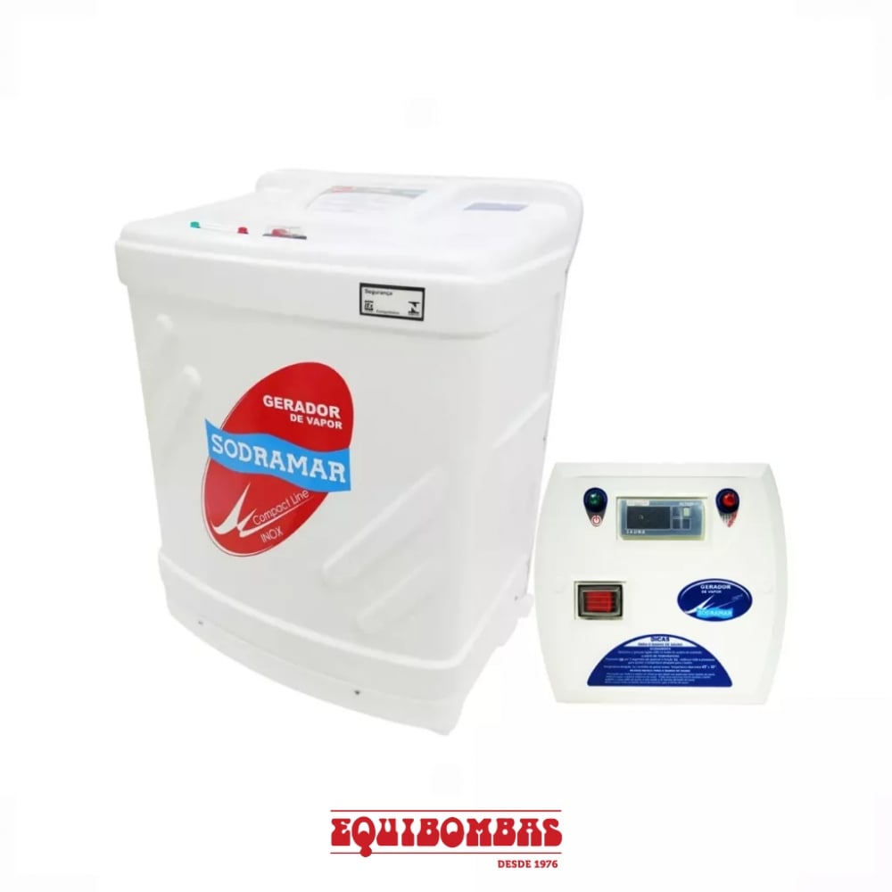 Gerador Vapor Sauna Sodramar 18kw 380 Trifásico + Quadro Digital