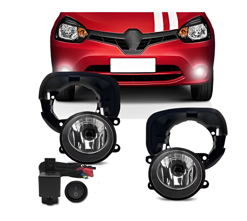 KIT FAROL AUXILIAR CLIO 2012 A 2015 SEM MOLDURA LD/LE