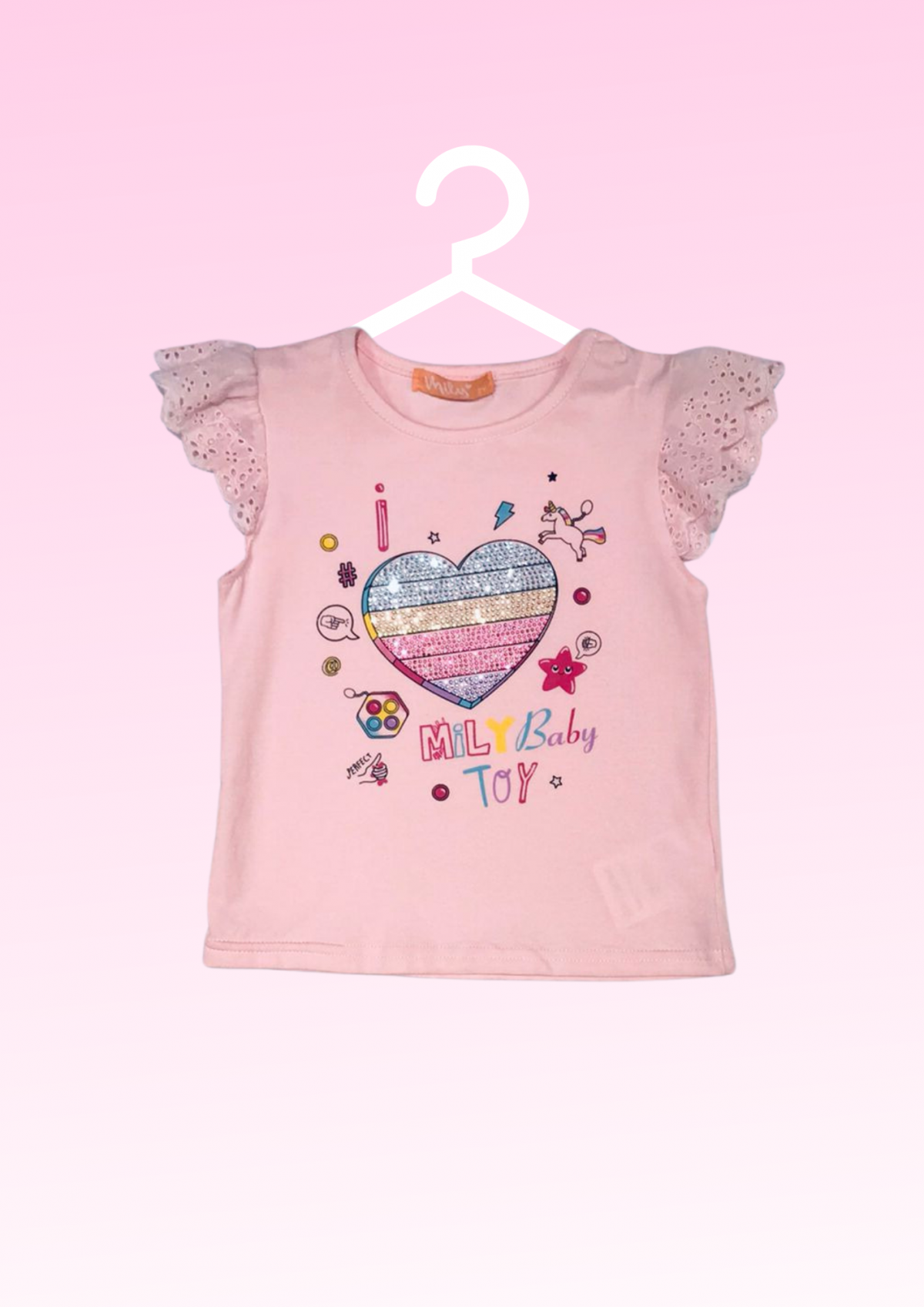 Blusa Infantil Feminina Toy Strass