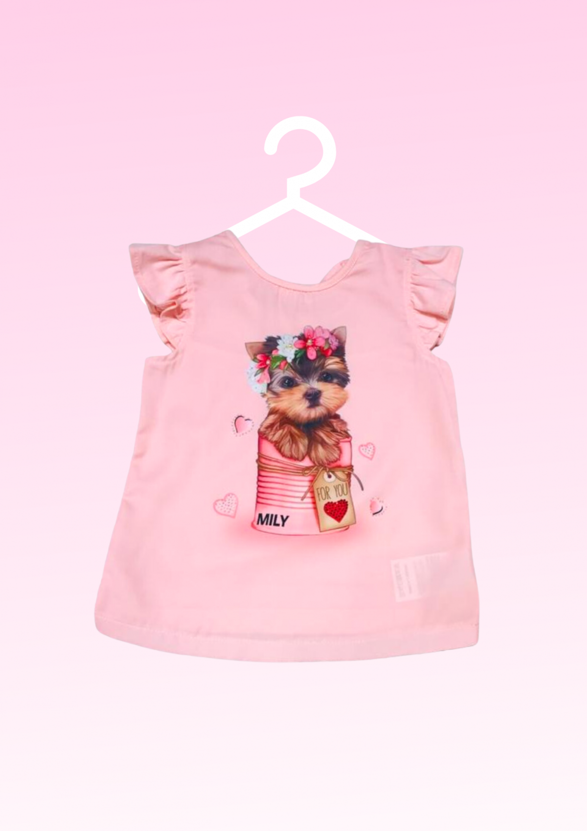 Blusa Baby Dog Menina Mily