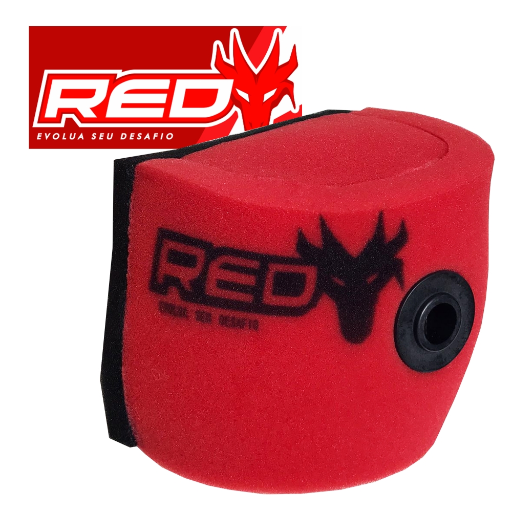 Filtro de Ar Espuma Honda Crf 250F 2019 Até 2024 Red Dragon