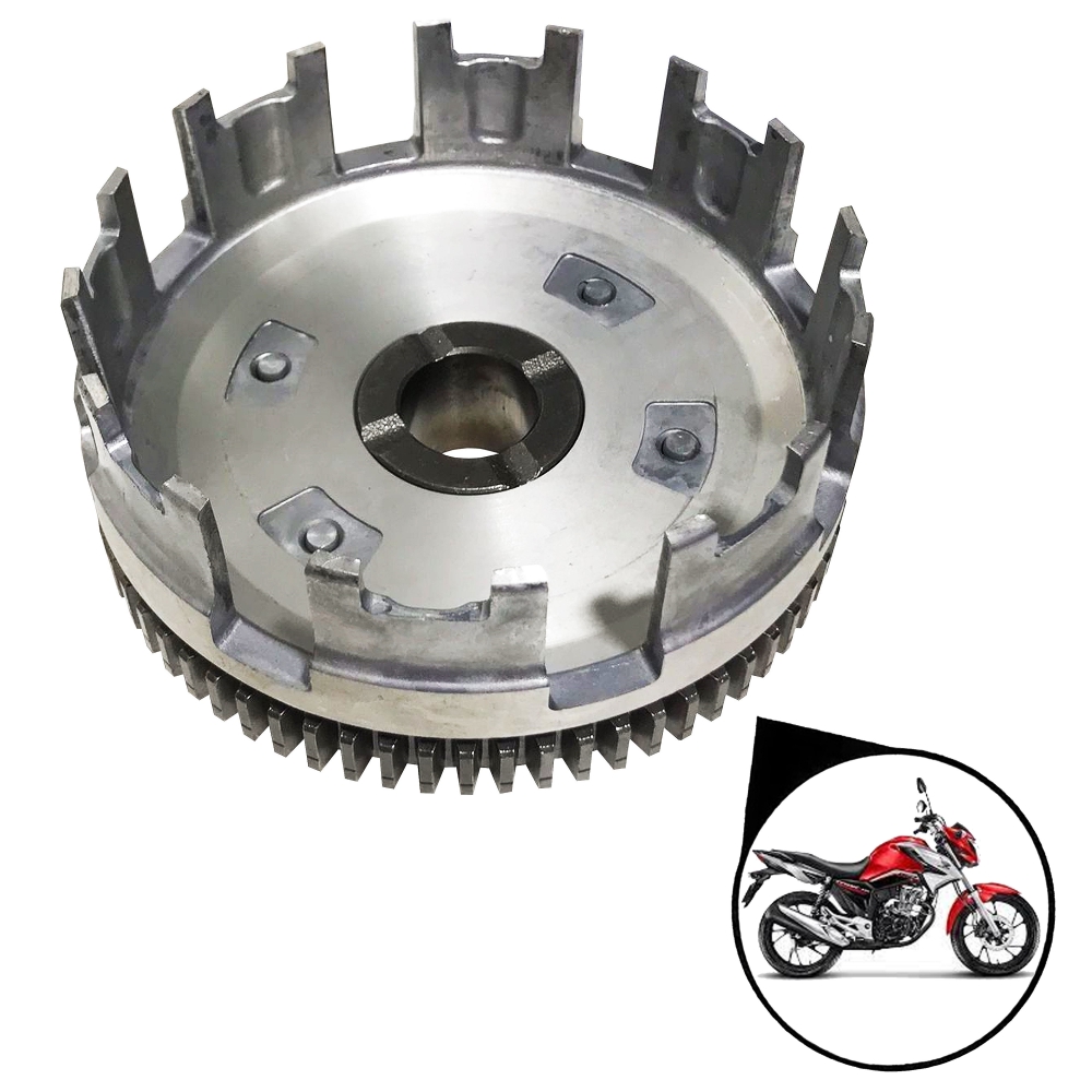 Campana Embreagem Honda Cg 160 Fan/Titan/Start/Nxr 160 Bros/Xre 190