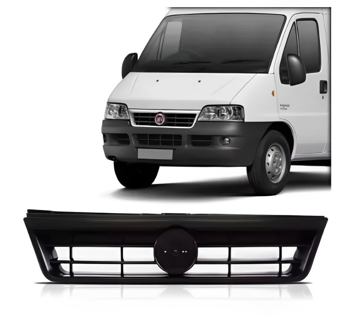 GRADE RADIADOR COM FRISO PRETO DUCATO 2004 A 2011