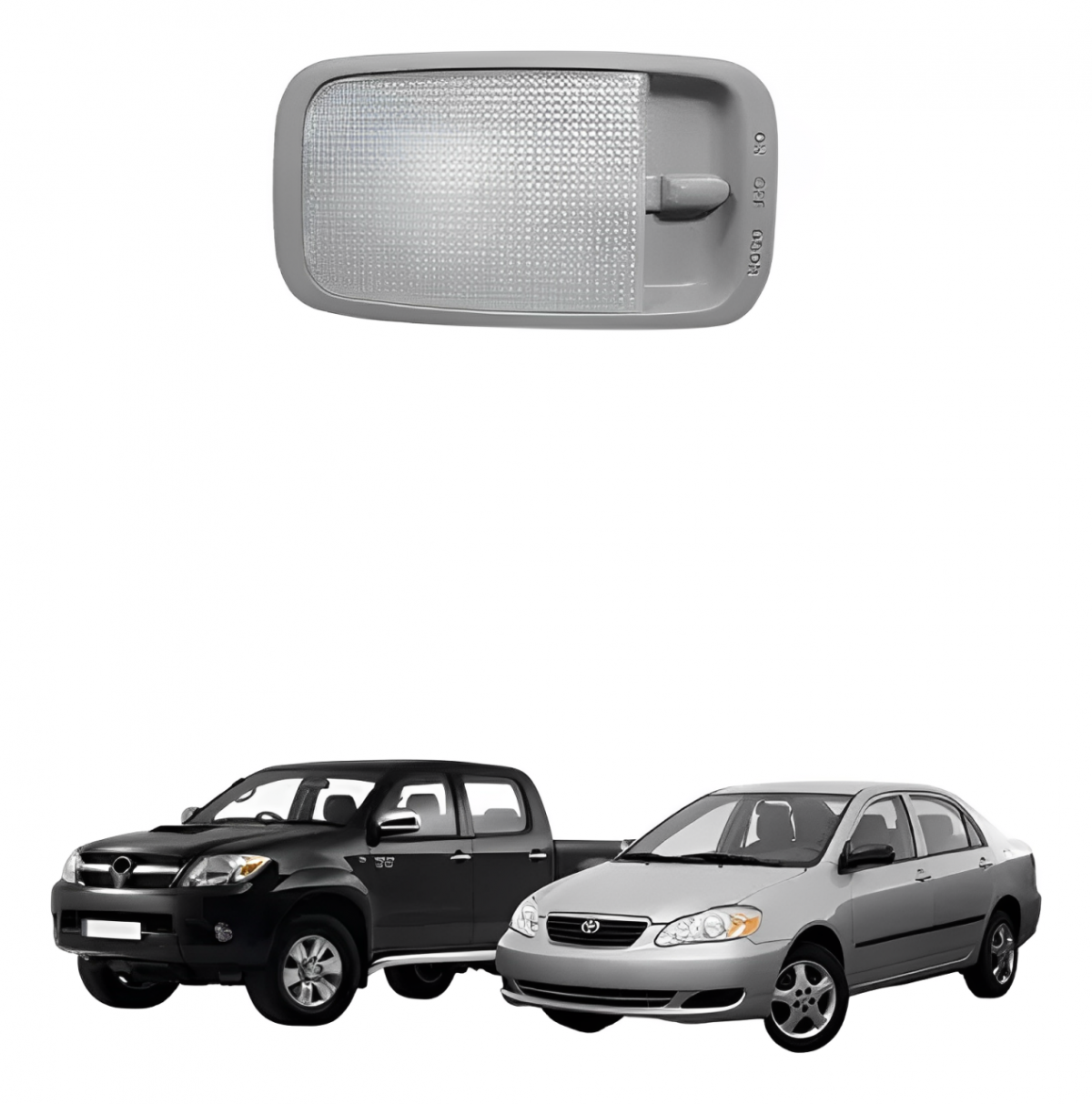 LANTERNA TETO HILUX 2006 ATE 2011 E COROLLA 1999 ATE 2007