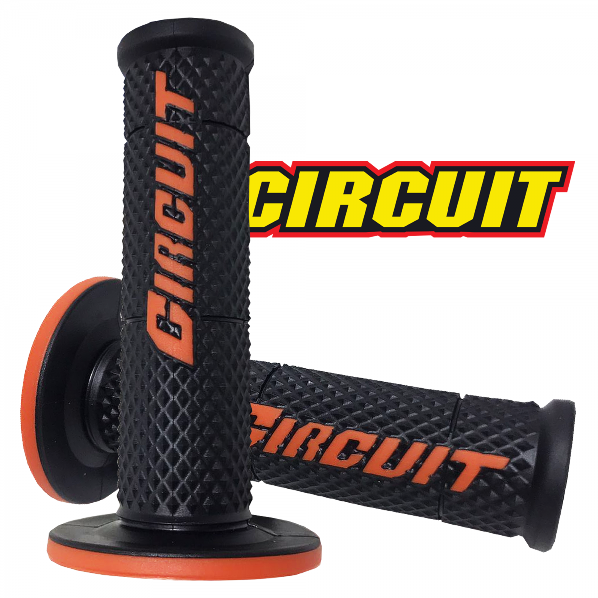 Manopla Circuit V - Preto/Laranja