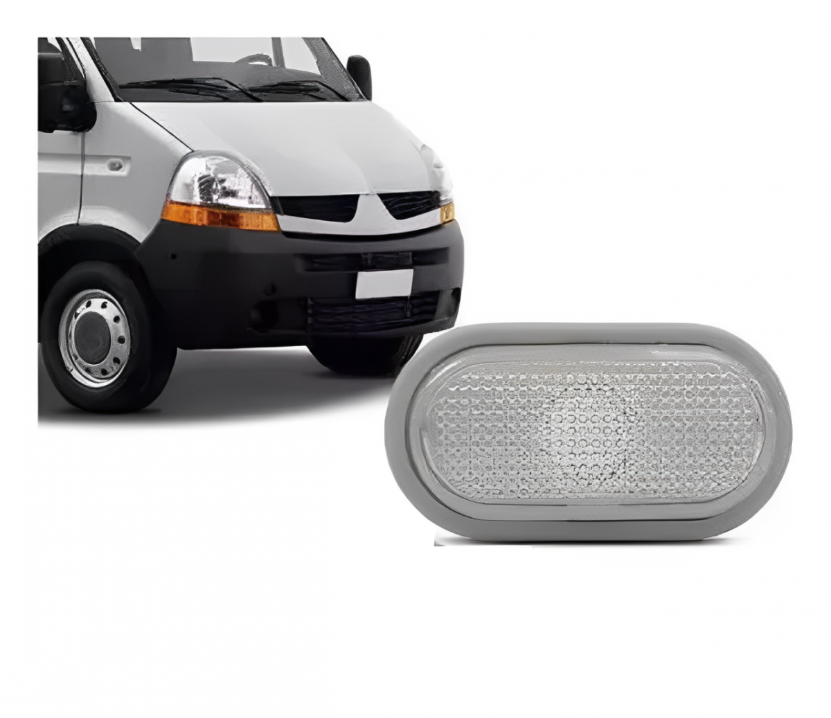 LANTERNA LATERAL RENAULT MASTER 2006 ATE 2013 CRISTAL