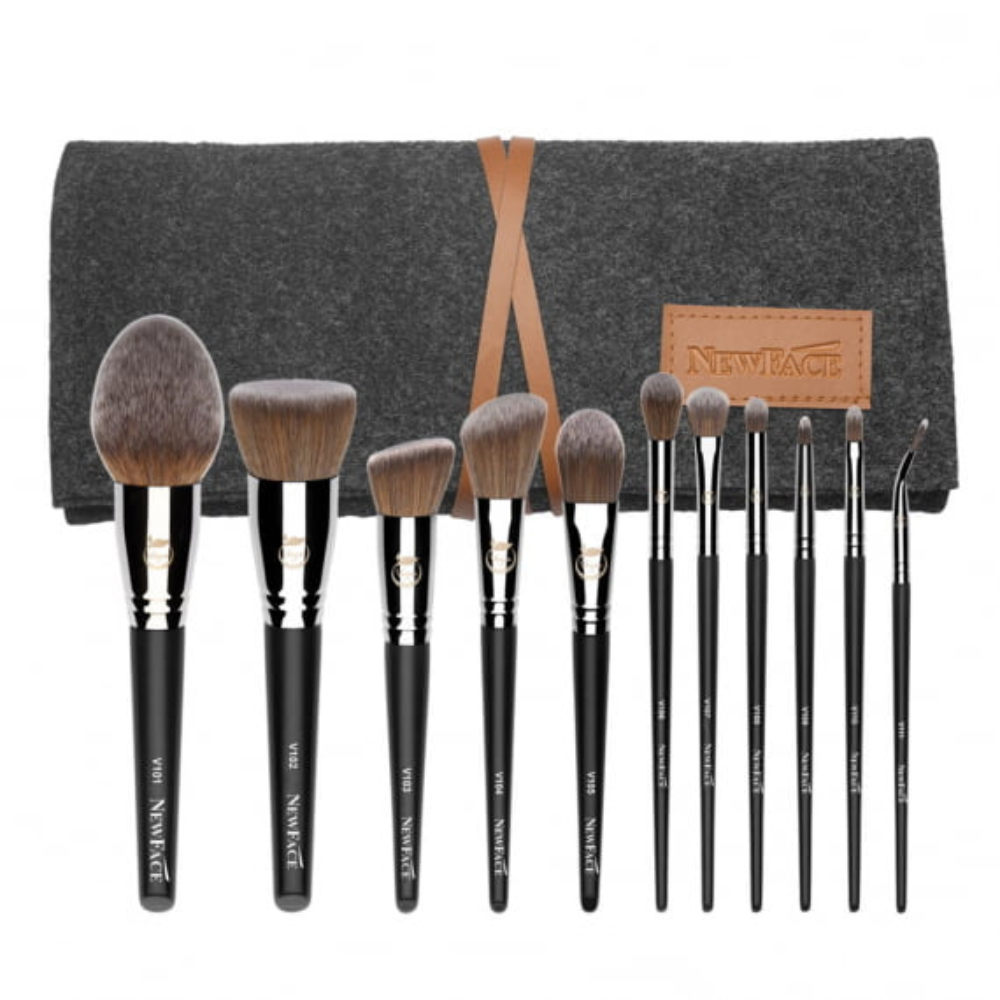 Kit de Pinceis Gaia Vegan - NewFace Brushes