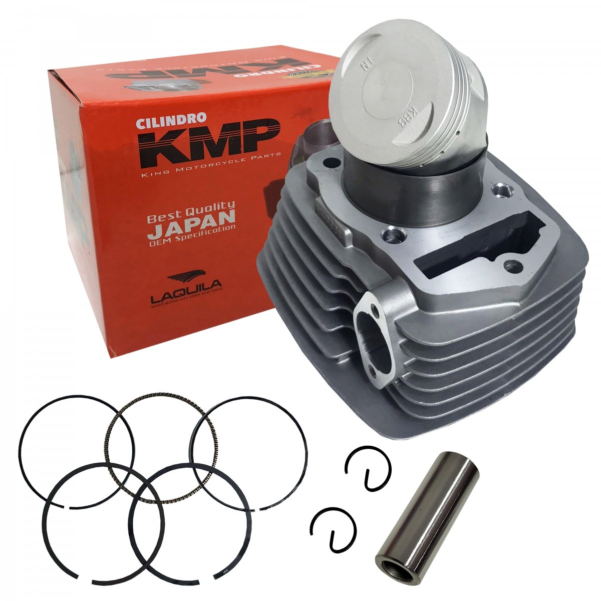 Kit Motor Cilindro Pistão Anéis Cbx 200 Nx 200 Xr 200 KMP