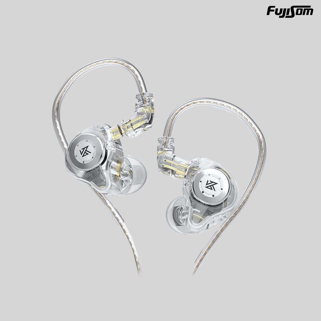 FONE DE OUVIDO KZ EDX PRO TRANSPARENTE IN EAR