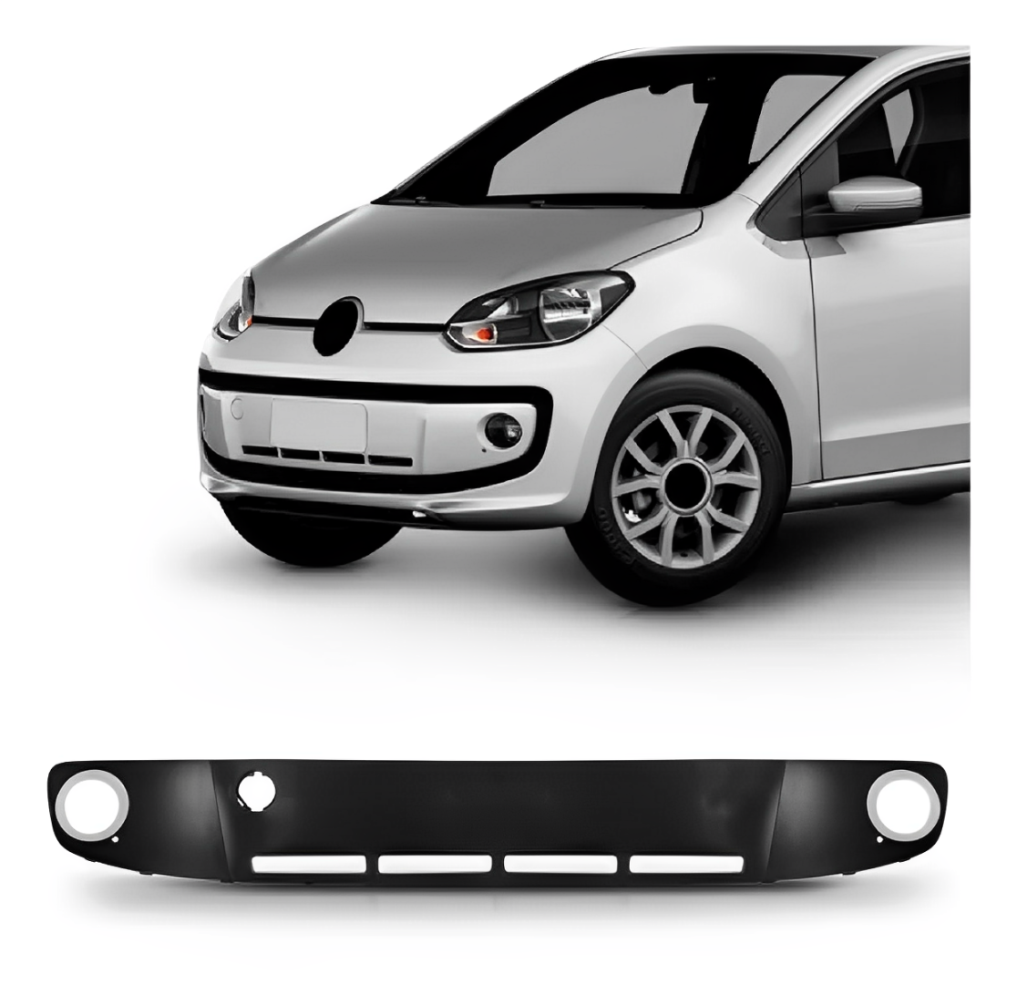 GRADE CENTRAL PARACHOQUE COM FURO CINZA VW UP 2014/2017