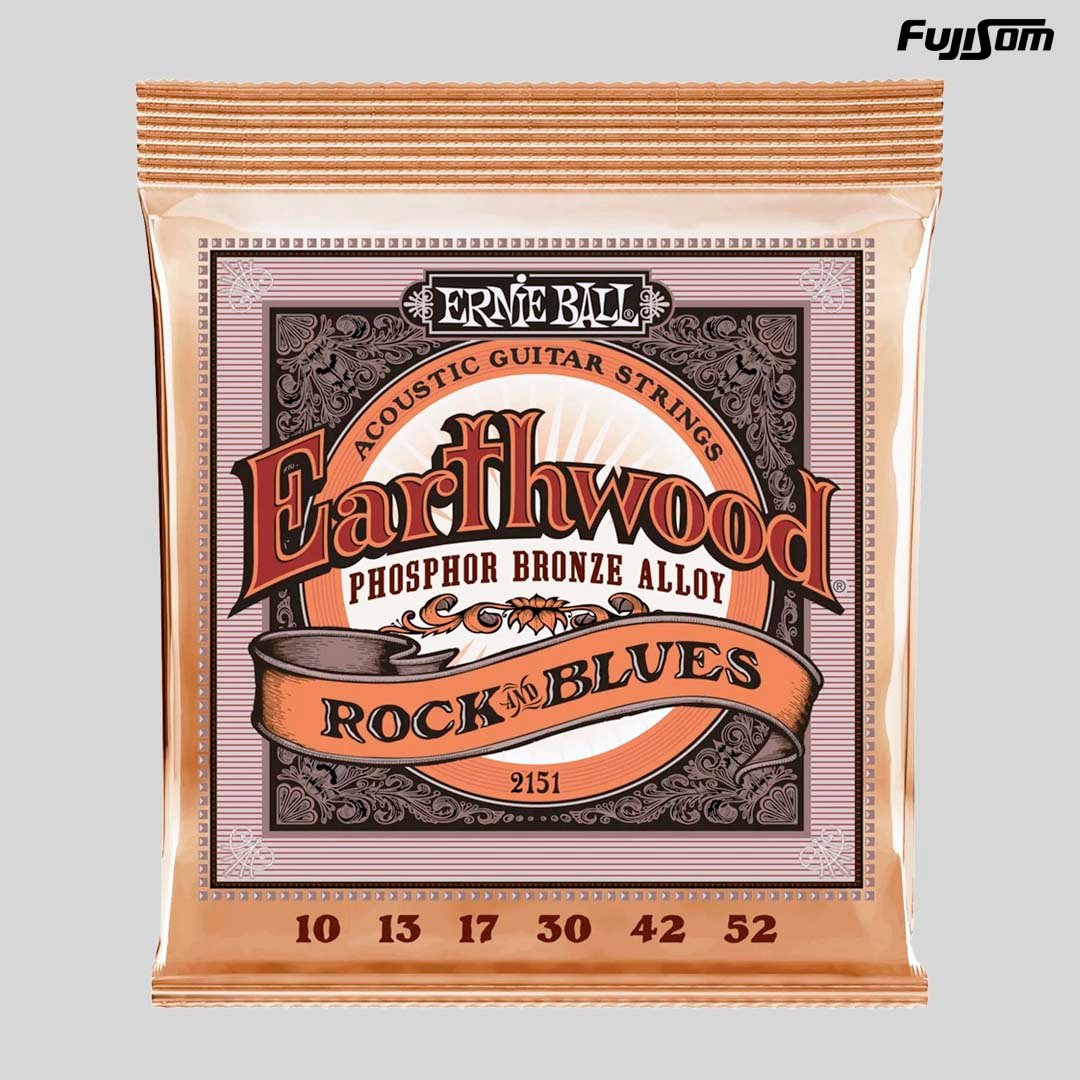 ENCORDOAMENTO ERNIE BALL PARA VIOLÃO AÇO 010 EARTHWOOD 2151