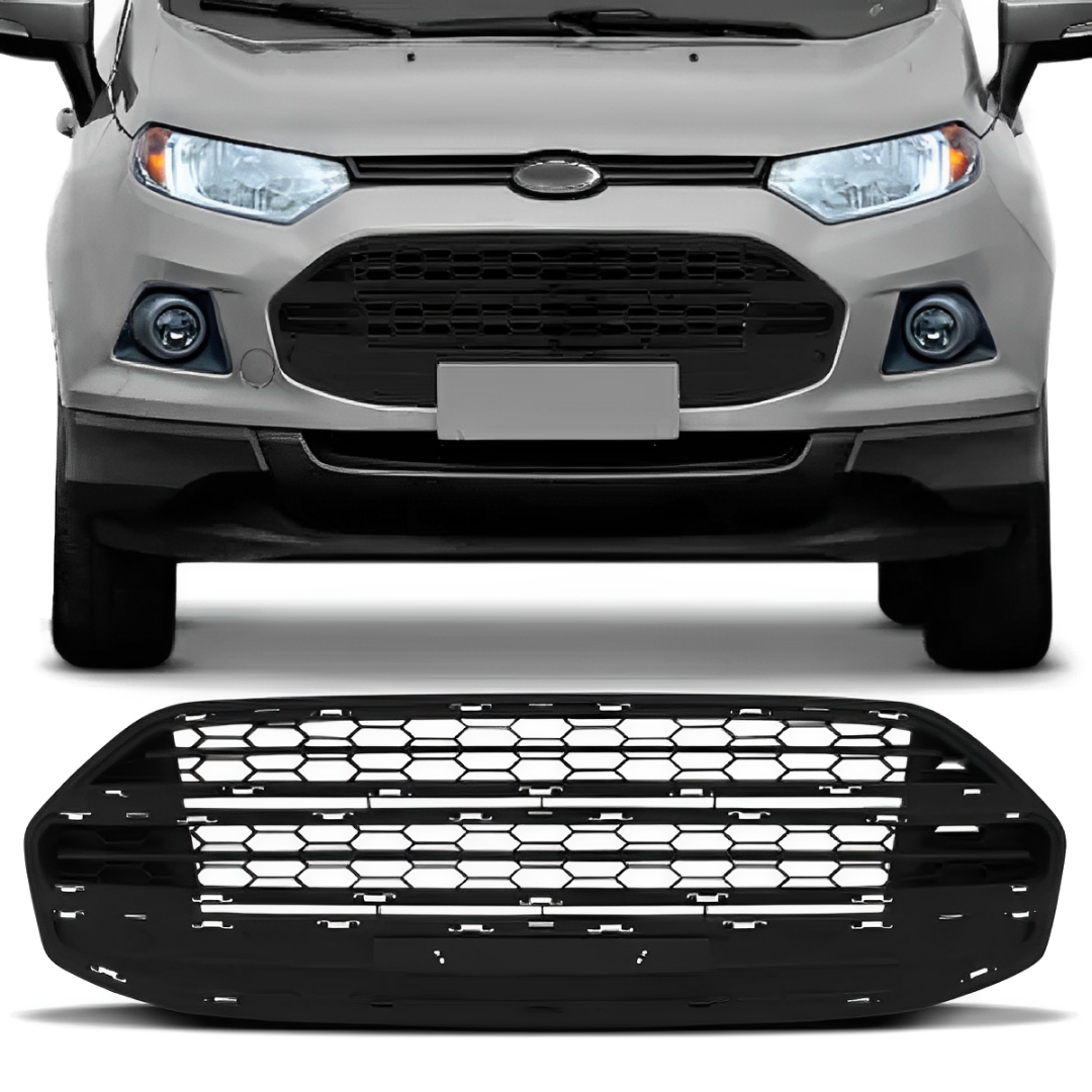 GRADE PARACHOQUE CENTRAL PRETA SEM FRISO ECOSPORT 2012/2016